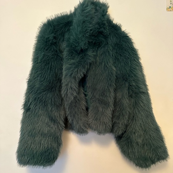 Free People Paris Cropped Faux Fur Jacket - Picture 4 of 7